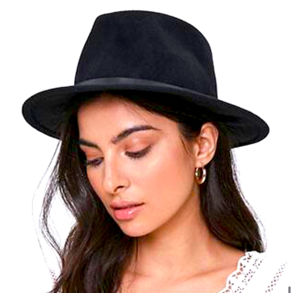 Black Fall Hat - Fedora